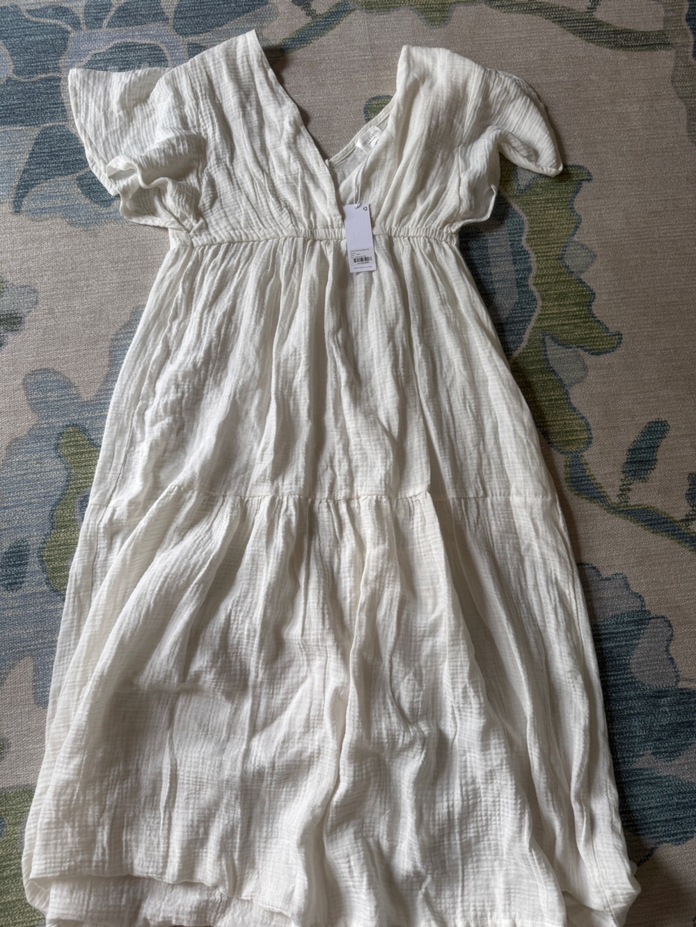 Cozy Earth White Boardwalk Breeze Dress NWT